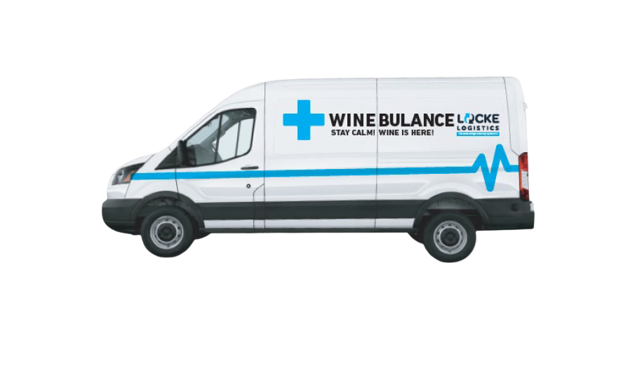 Winebulance delivery vehicle